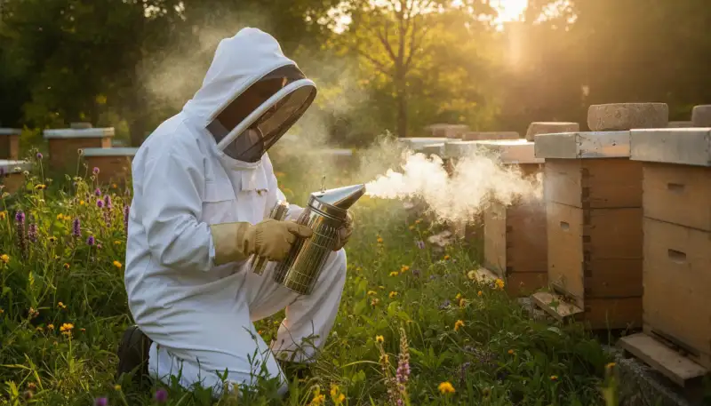 Der Imkersmoker: Rauch für ruhige Bienen