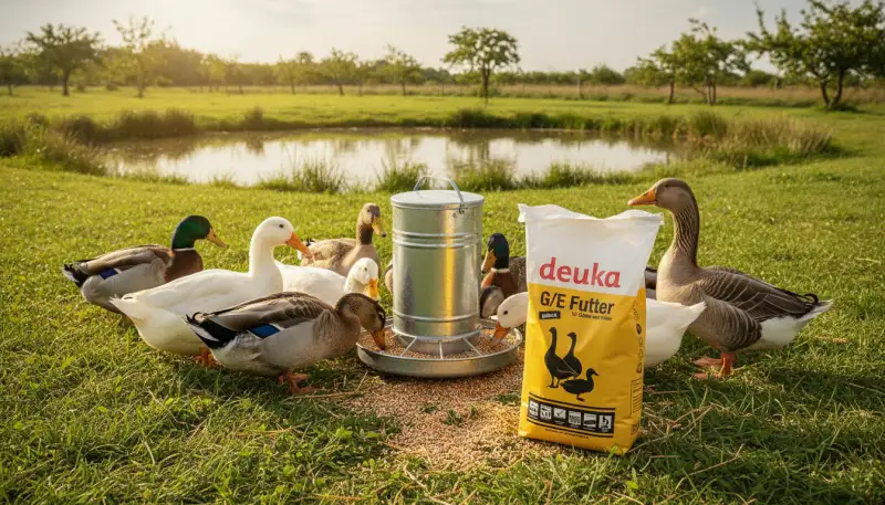 Gesunde Entenfütterung: Vitale Enten & Gänse
