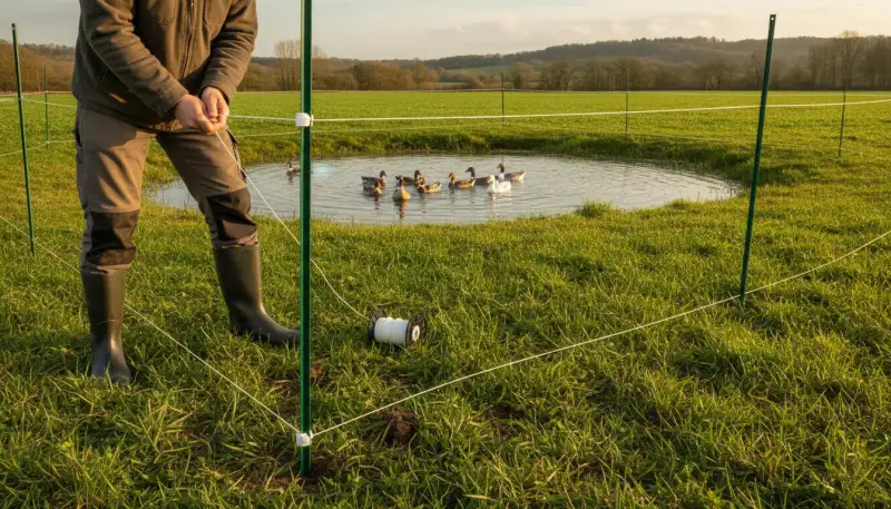 Mobile Ausläufe für Enten und Gänse