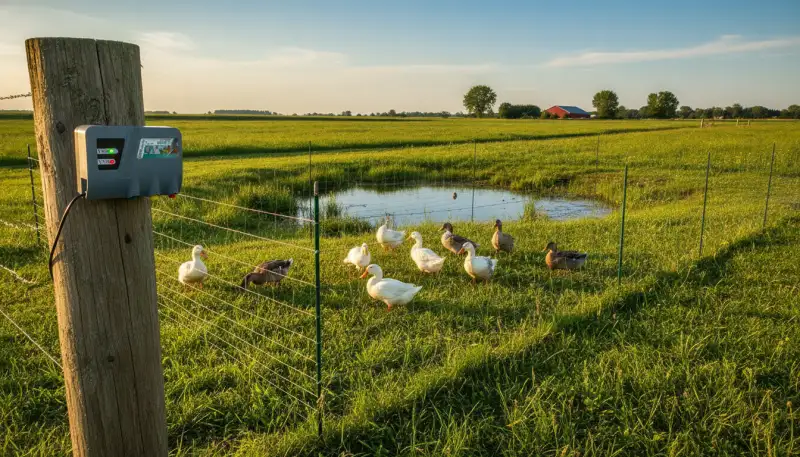Weidezaungeräte: Enten und Gänse schützen